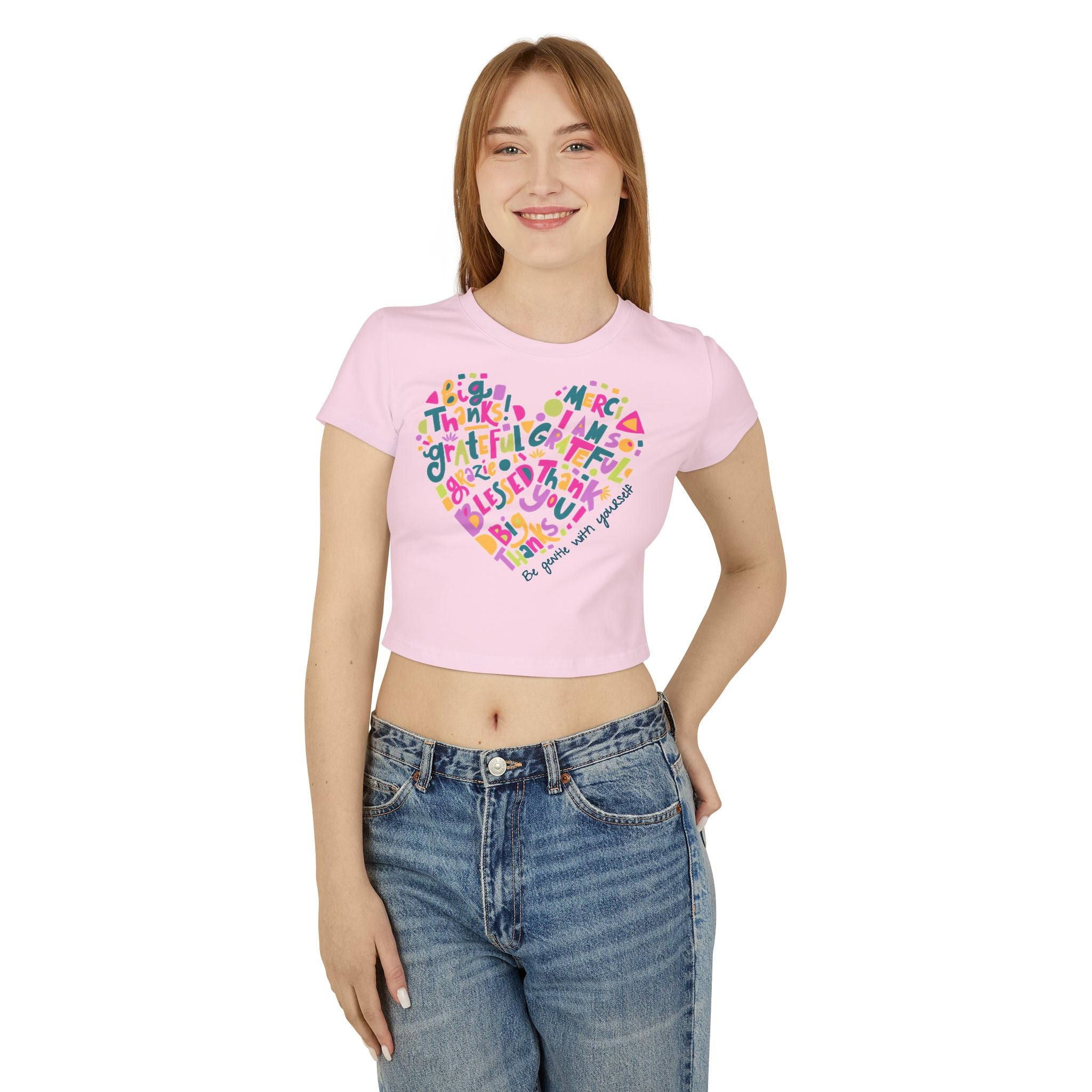Lovable Women's Baby Tee, Cute Women's T-Shirt, Trendy Ladies Top, Soft Pastel Shirt, Stylish Female Tee